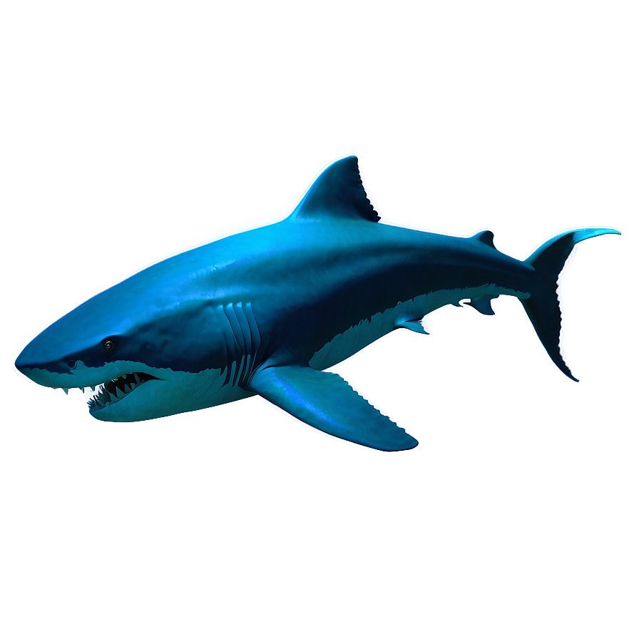 Megalodon Swimming Silhouette Png 59