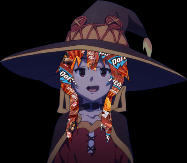 Megumin Doritos Hat Fusion