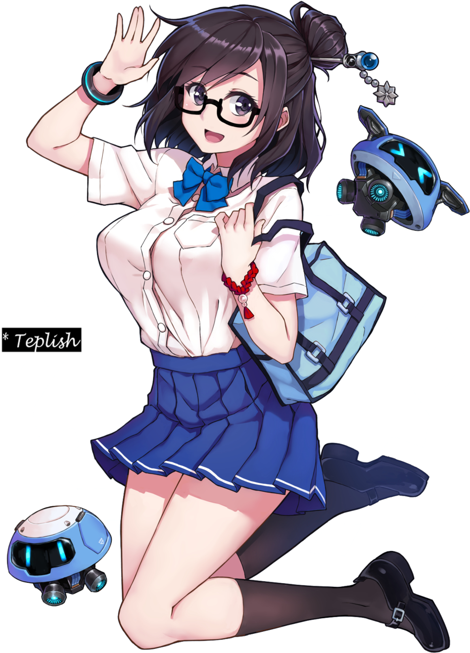 Mei Overwatch Anime Style Artwork