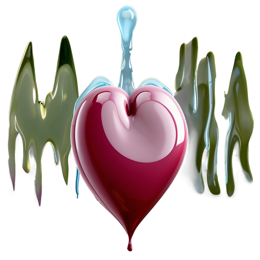 Melting Heart Clipart Surreal Png 42