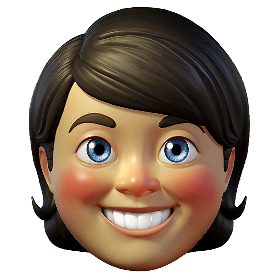 Memoji Smiling Face Png 62