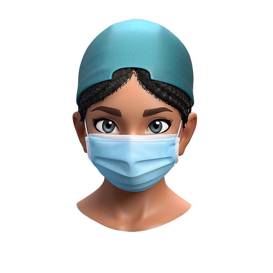 Memoji With Medical Mask Png 06272024