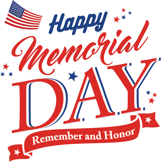 Memorial Day Celebration Graphic