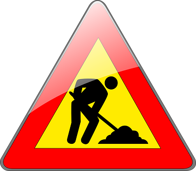 Men At Work Sign Graphic