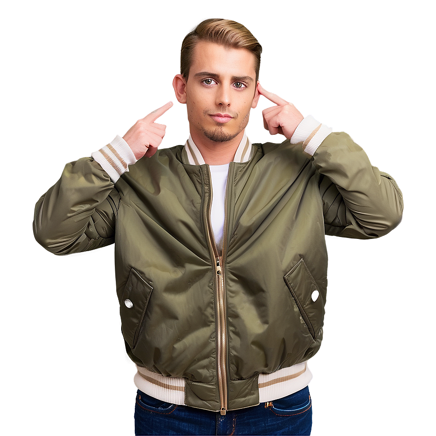 Men's Bomber Jacket Fashion Png Pmx