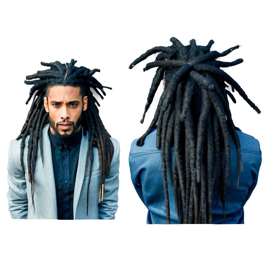 Men's Dreadlocks Fashion Png 06252024