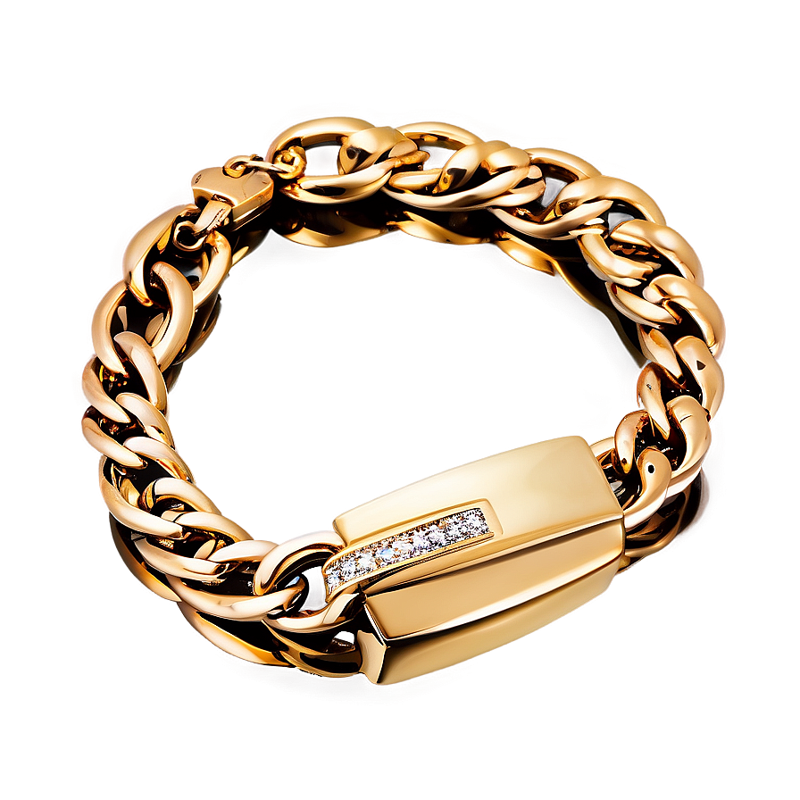 Men's Gold Bracelet Style Png 06282024