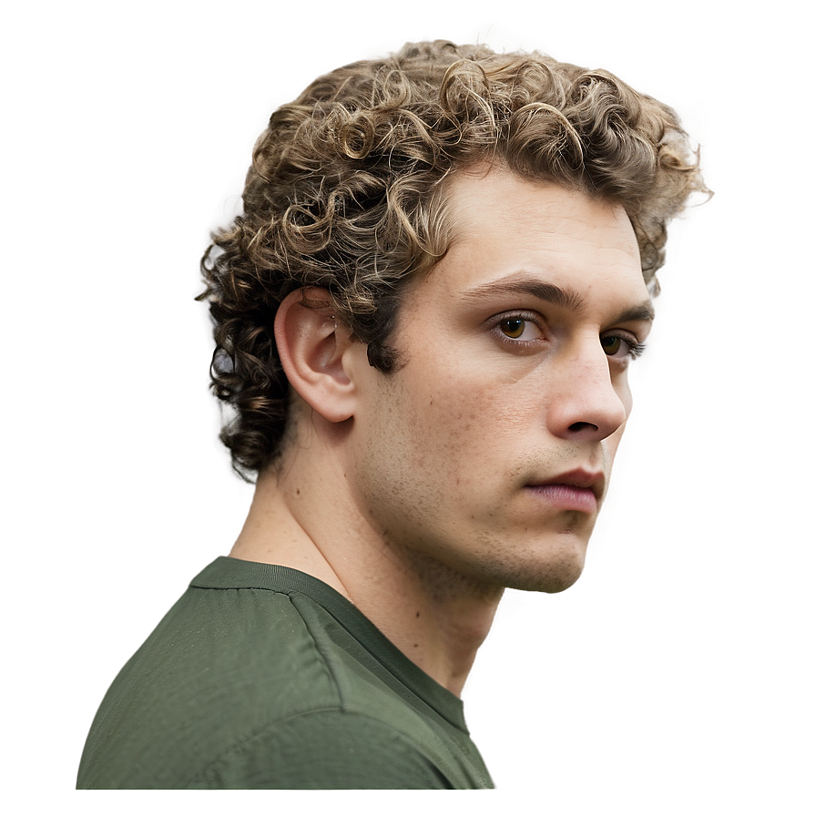 Men's Perm Hairstyle Png Tbx