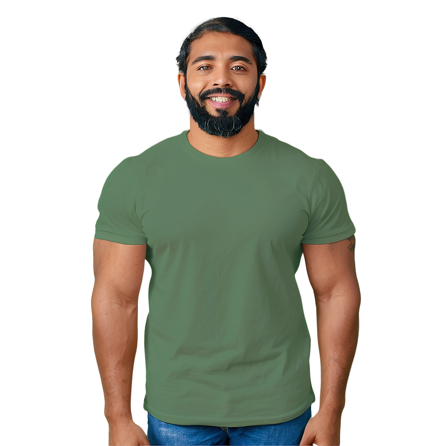 Men's T-shirt Design Template Png Van