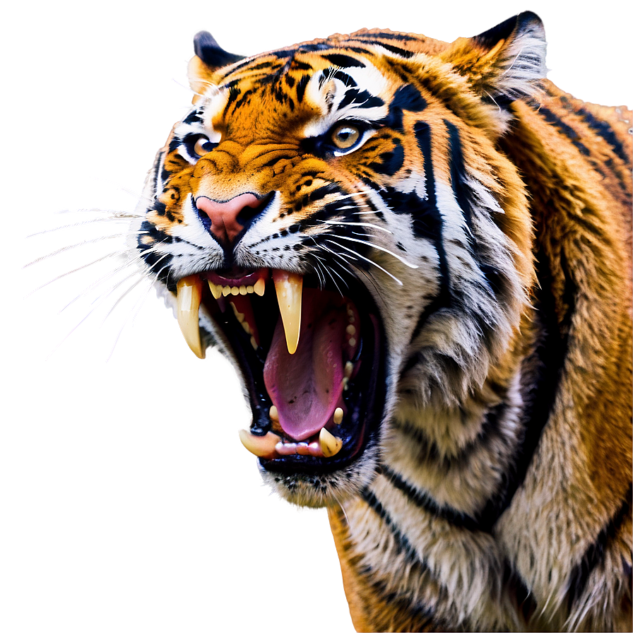 Menacing Tiger Growl Png 44