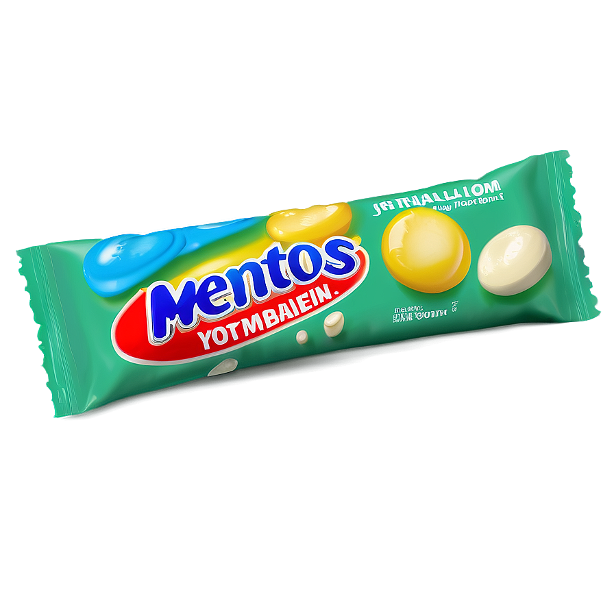 Mentos Gum Velvet Vanilla Mint Png 06252024