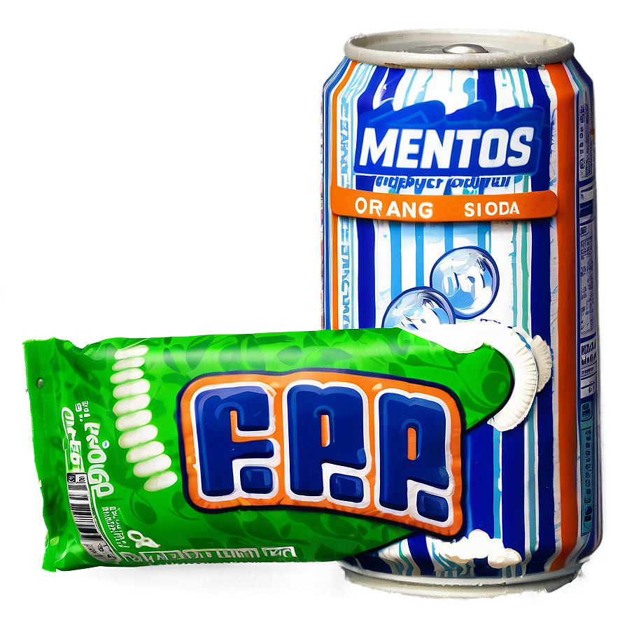 Mentos Orange Soda Chew Png 06252024