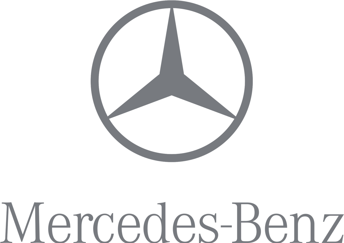 Mercedes Benz Logo Blue Background