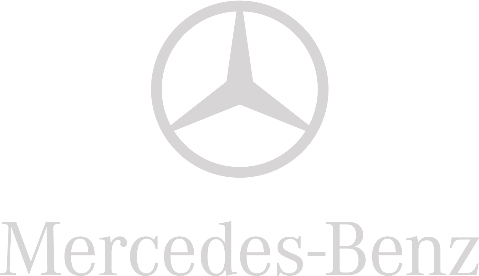 Mercedes Benz Logo Silver