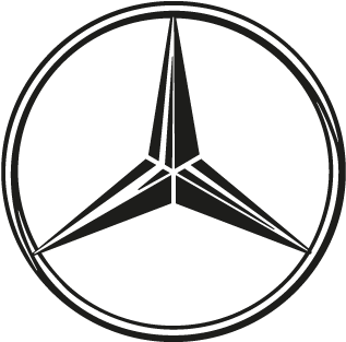 Mercedes Benz Logo Simple Outline