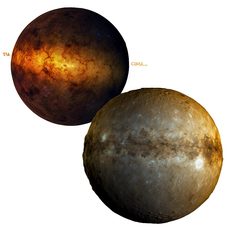 Mercury And Venus Comparison Png Jjb