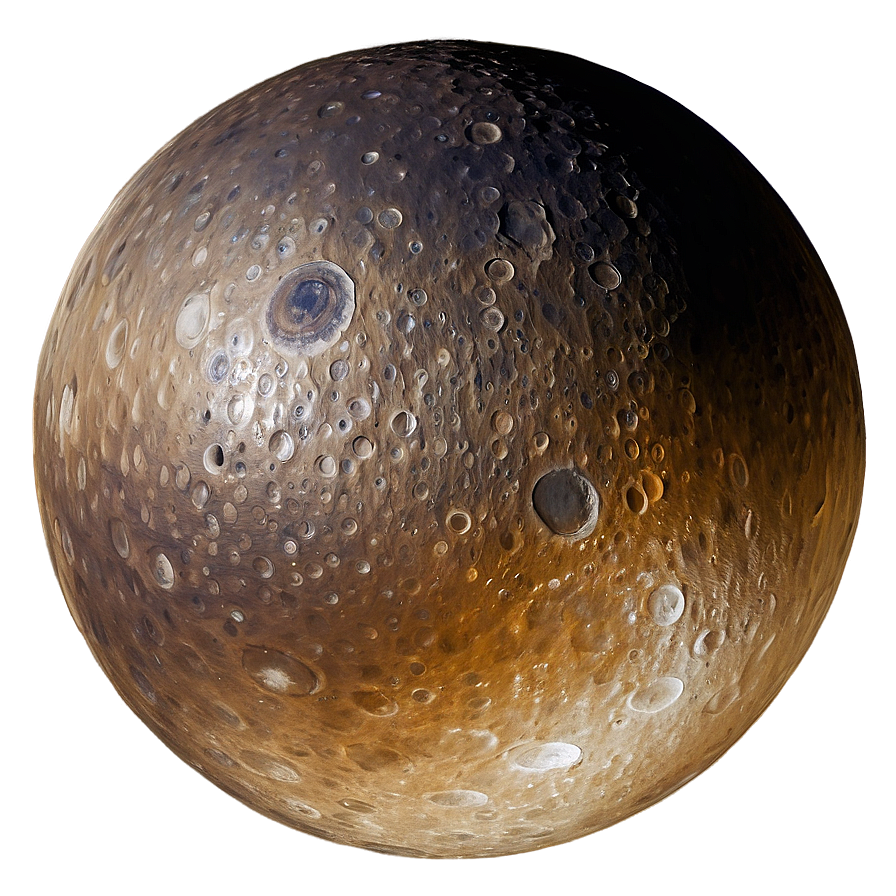 Mercury Planet Close-up View Png Nig80