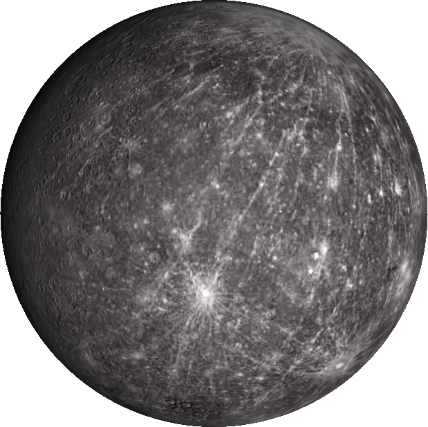 Mercury Planet Surface Texture