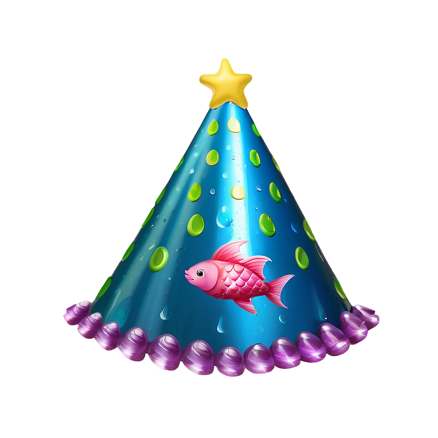 Mermaid Party Hat Png 7