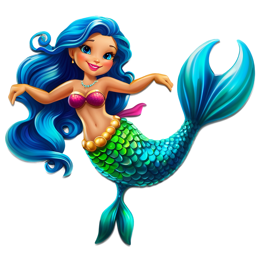 Mermaid Siren Design Png 05242024