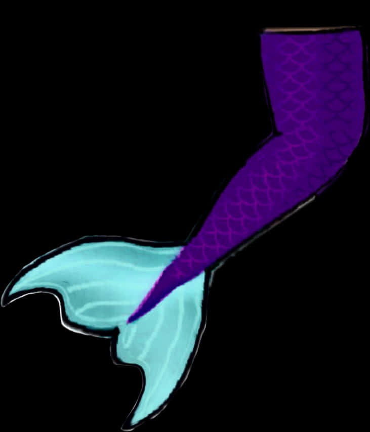 Mermaid Tail Illustration