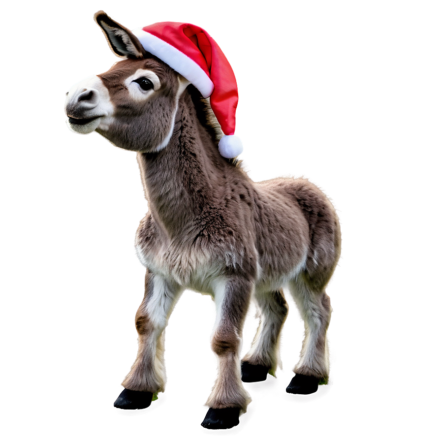 Merry Christmas Donkey Png 94