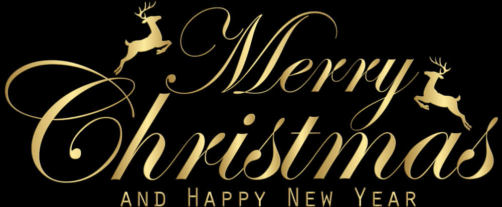 Merry Christmas Happy New Year Golden Text