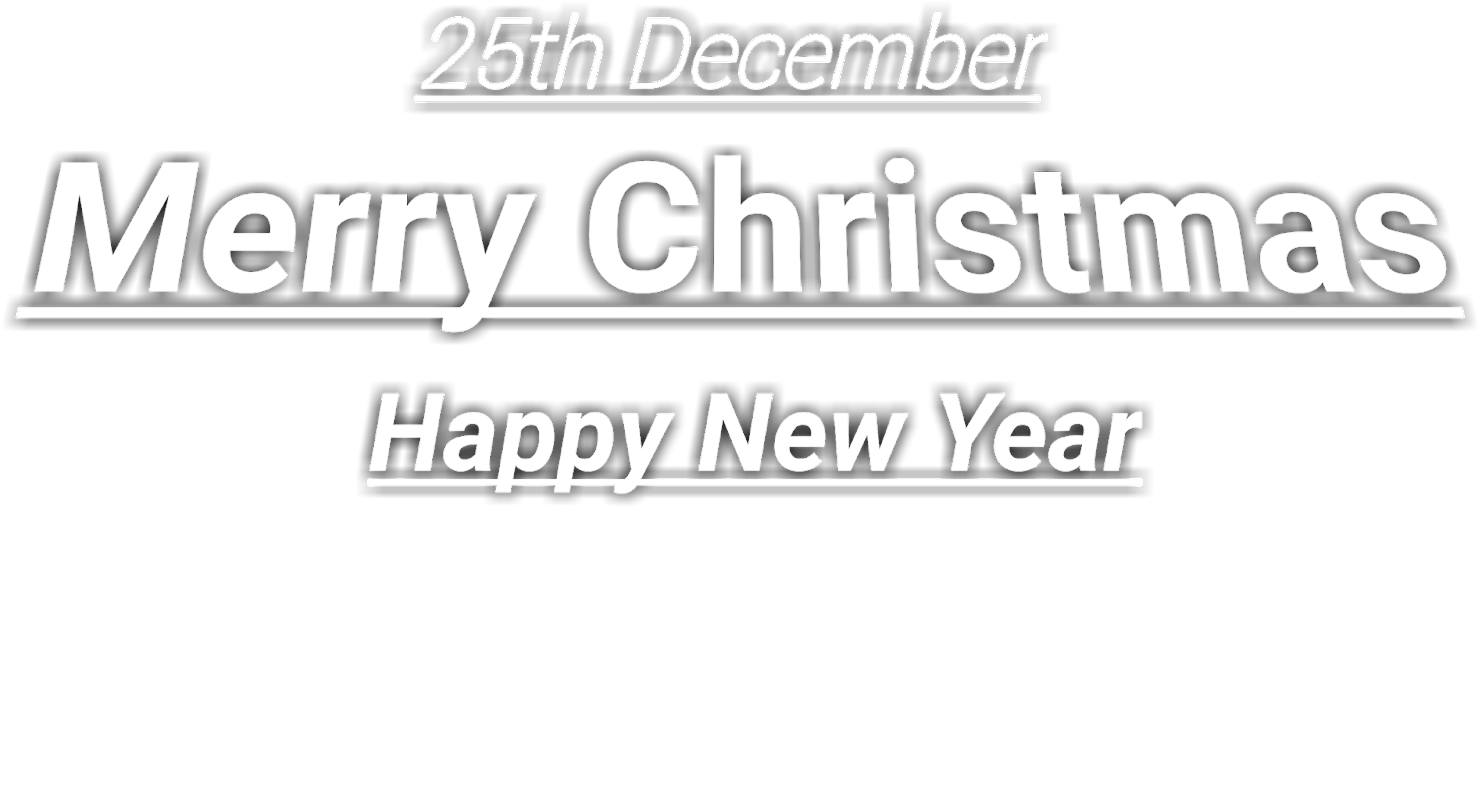 Merry Christmas Happy New Year Greeting