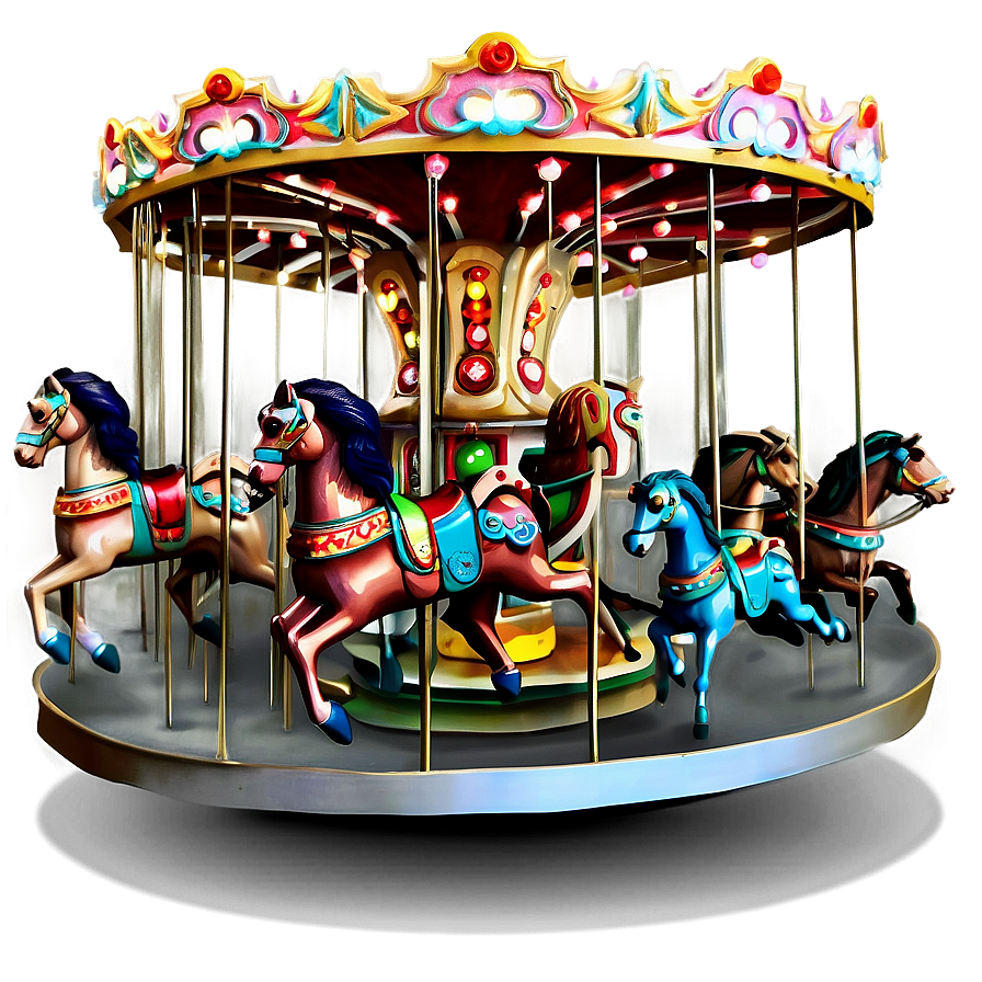 Merry-go-round Carousel Png 06242024