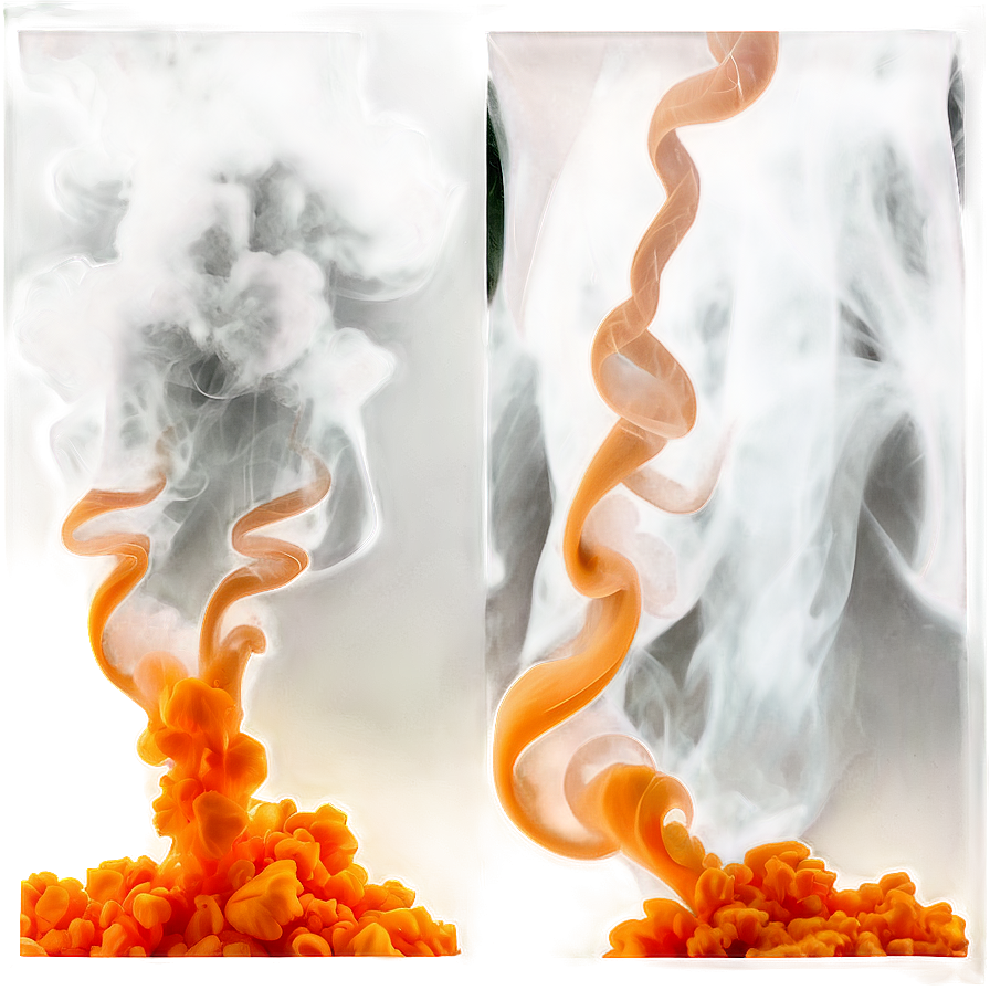 Mesmerizing Orange Smoke Texture Png 52