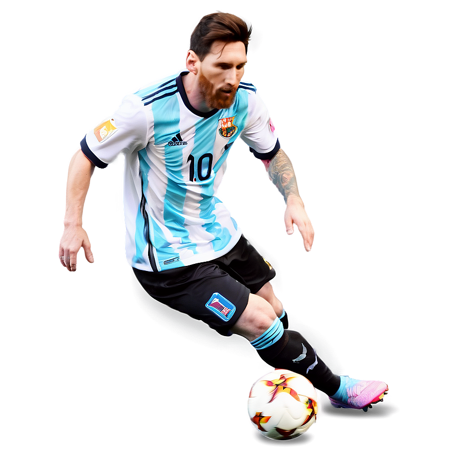 Messi Dribbling Skills Png 9