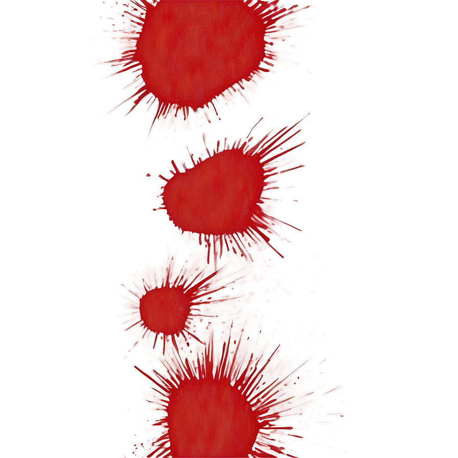 Messy Red Paint Mark Png Feh47