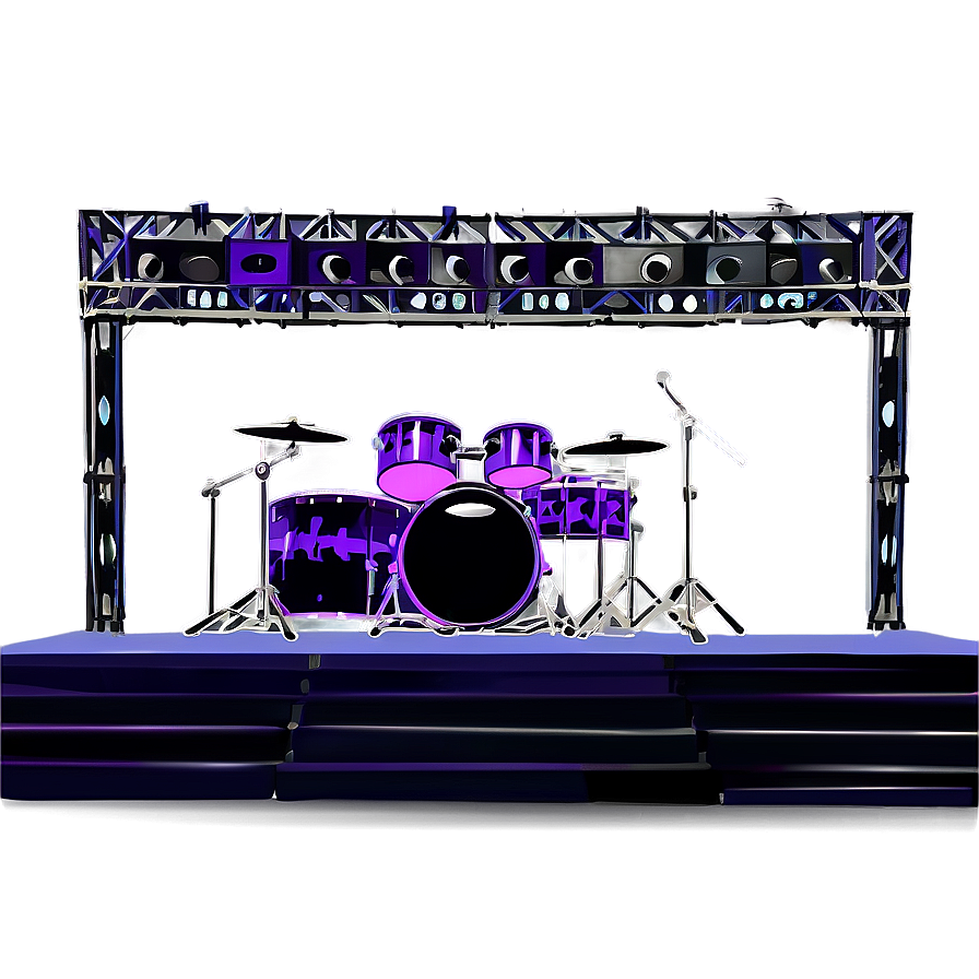 Metal Concert Stage Design Png 99