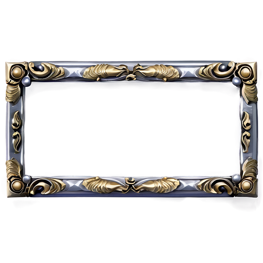 Metal Decorative Frame Png Omh