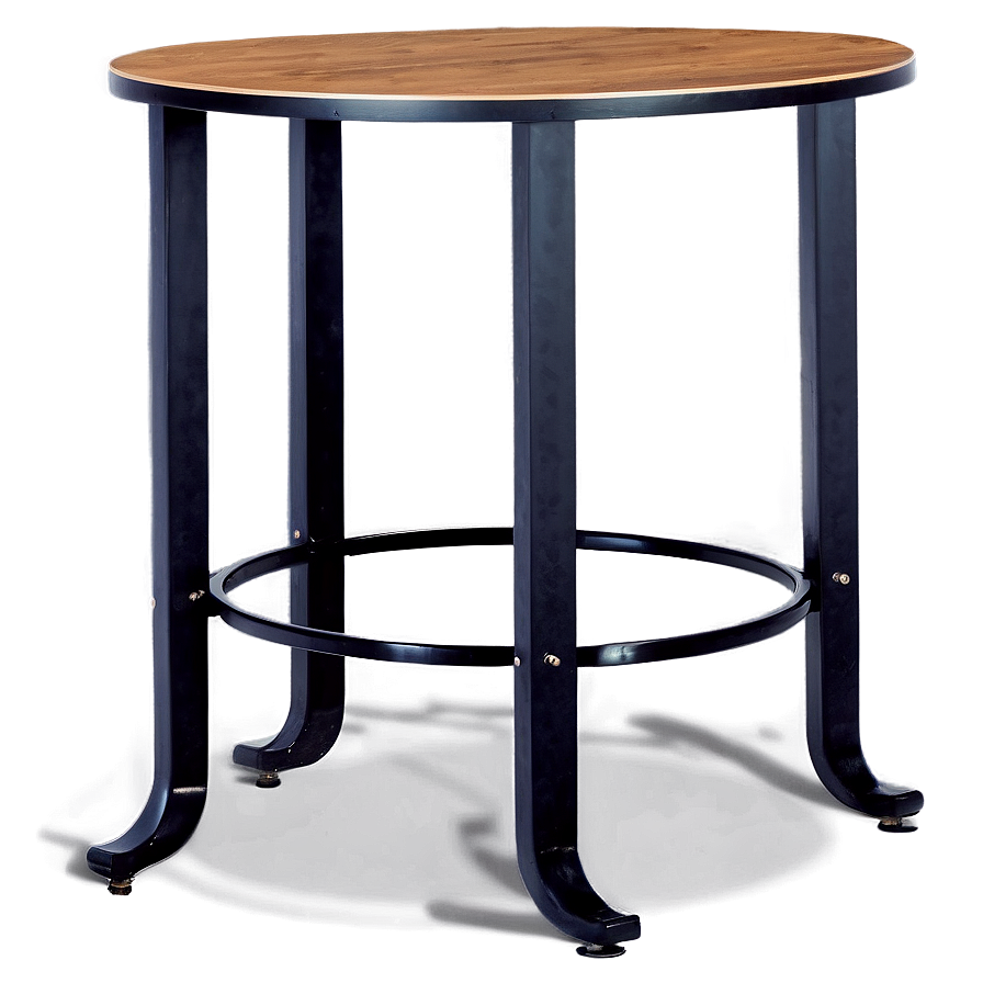 Metal Frame Bar Table Png 14