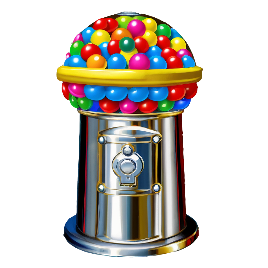 Metal Gumball Machine Png Kld