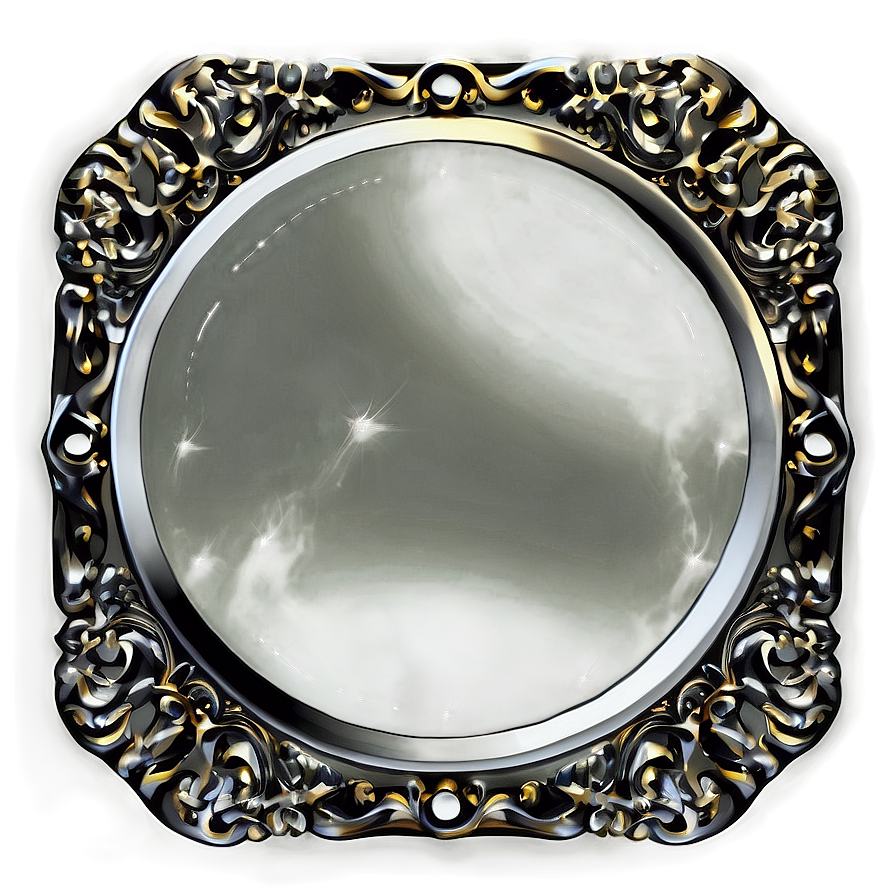 Metal Mirror Frame Png Yid71