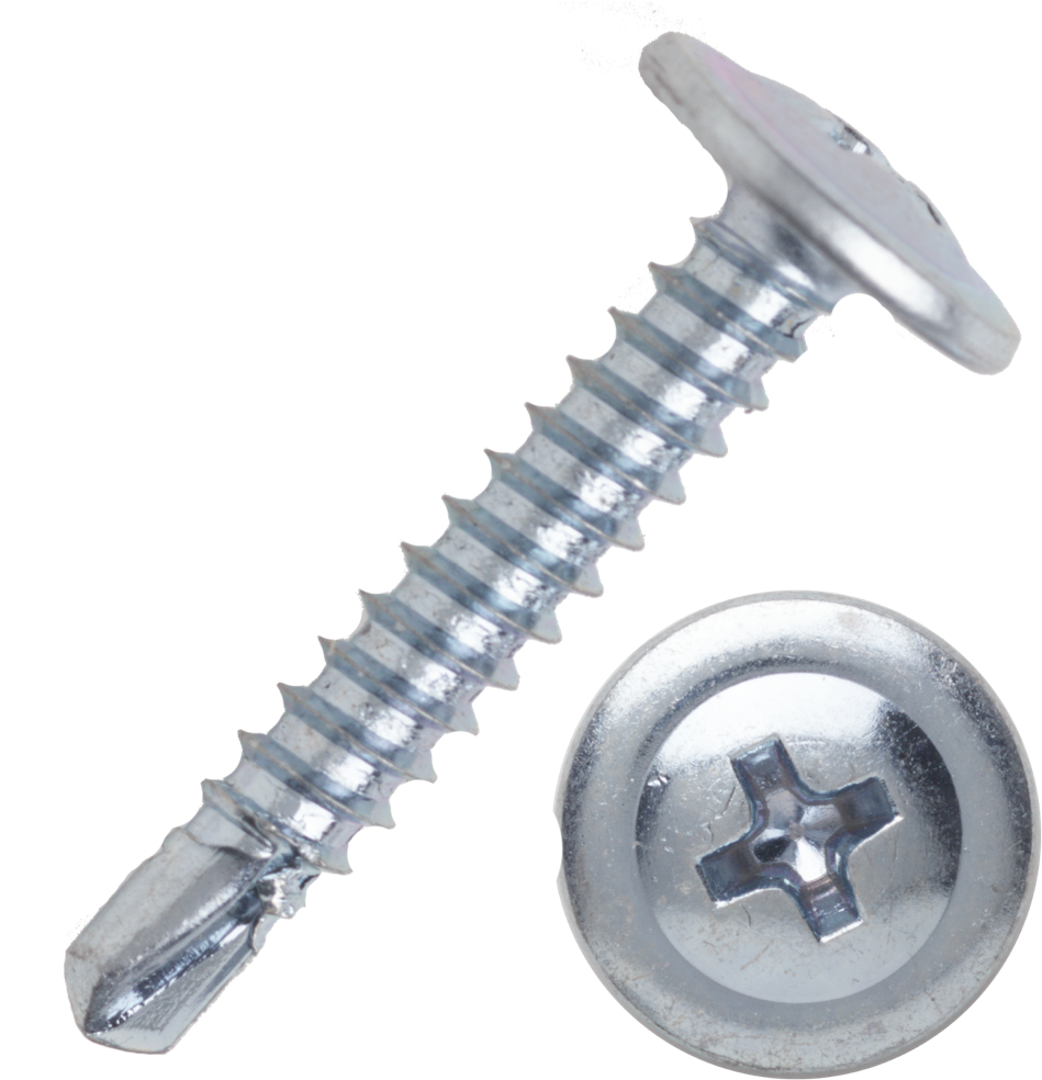 Metal Screw Isolated Background