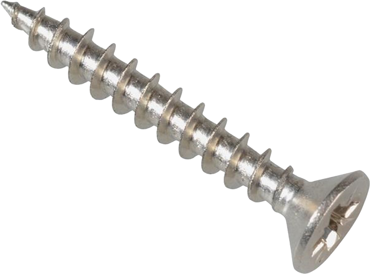 Metal Screw Isolatedon White