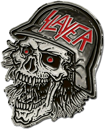 Metal Skullwith Helmetand Logo