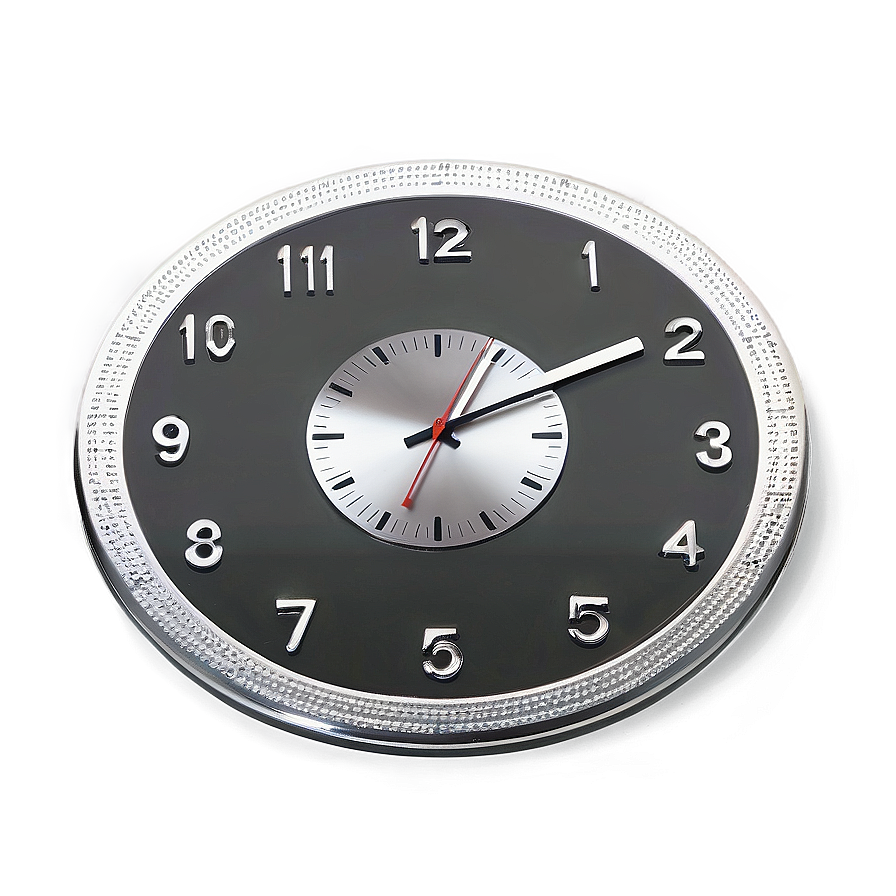 Metal Wall Clock Png 06262024