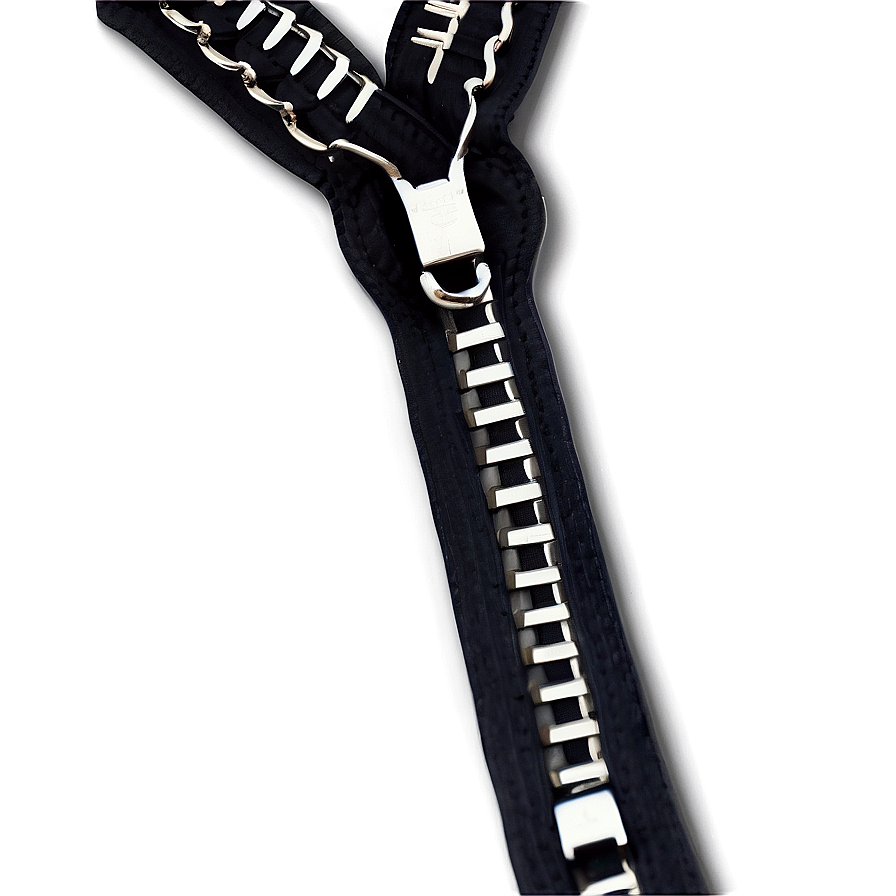 Metal Zipper Graphic Png 05252024