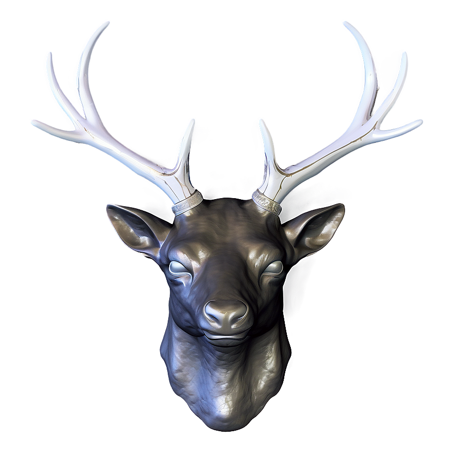 Metallic Deer Head Texture Png Ikx58