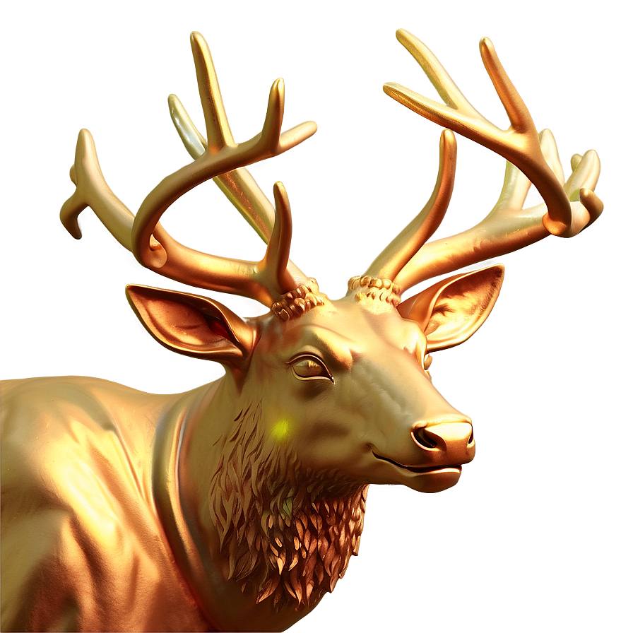 Metallic Deer Head Texture Png Rwb