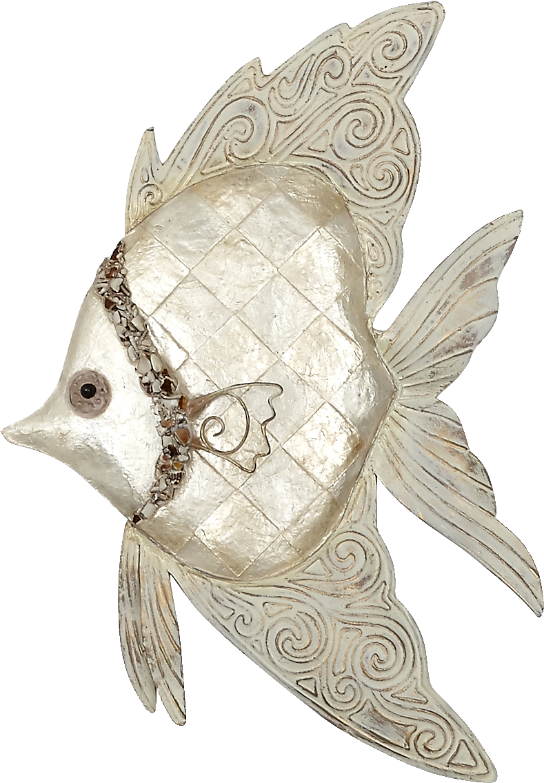 Metallic Fish Wall Art