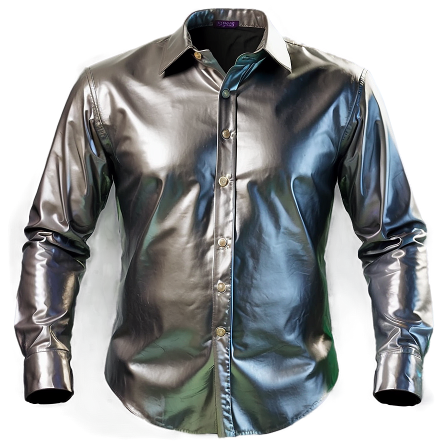 Metallic Grey Blank Shirt Png 67