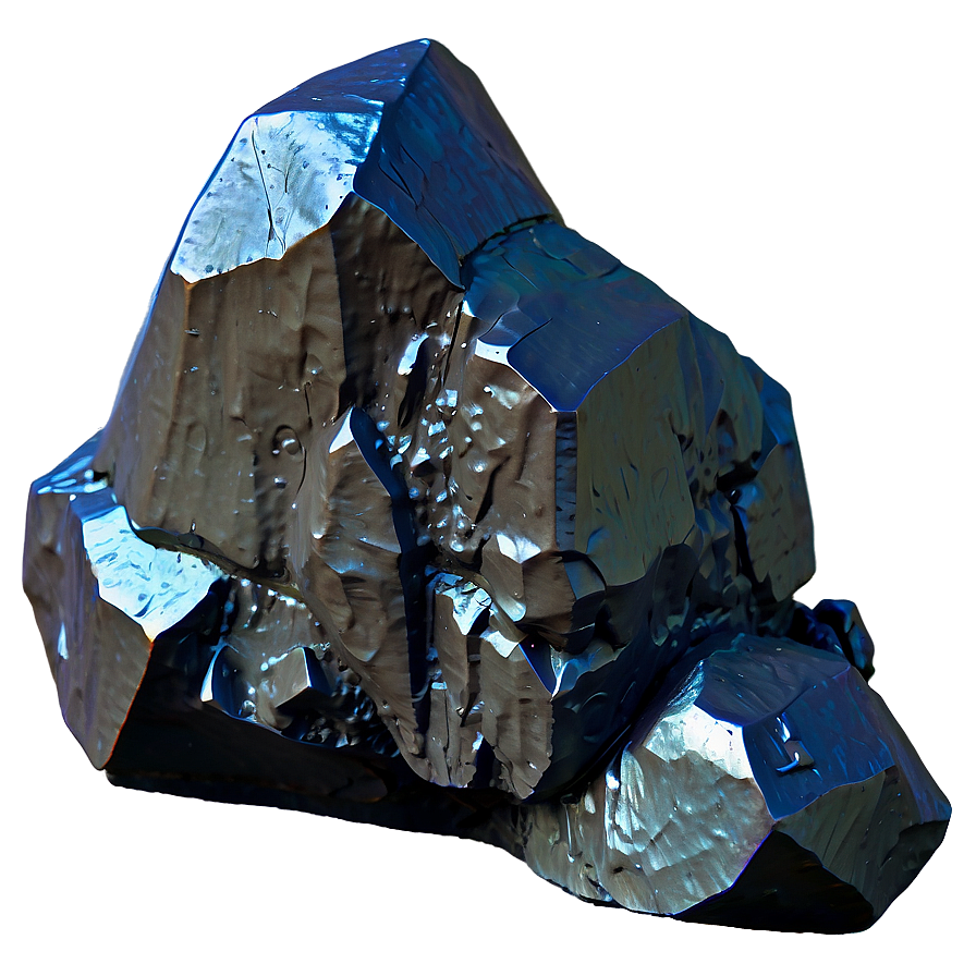 Metallic Iron Ore Fragment Png Nlg