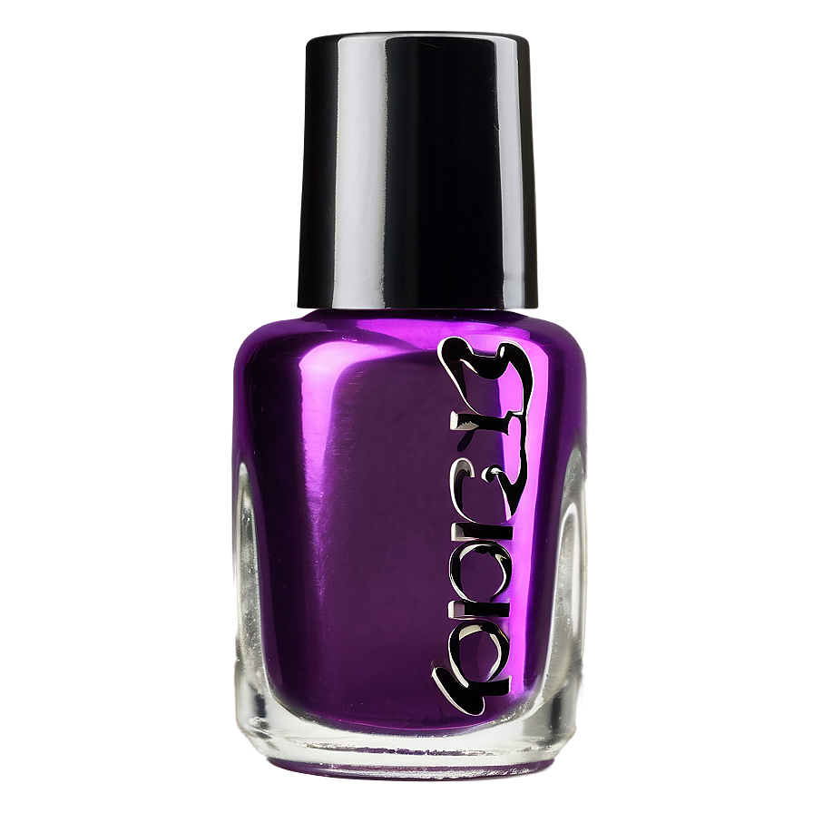 Metallic Nail Polish Bottle Png 06292024