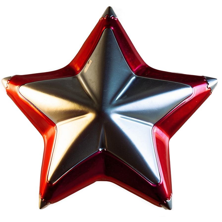 Metallic Red Star Png Ehe38