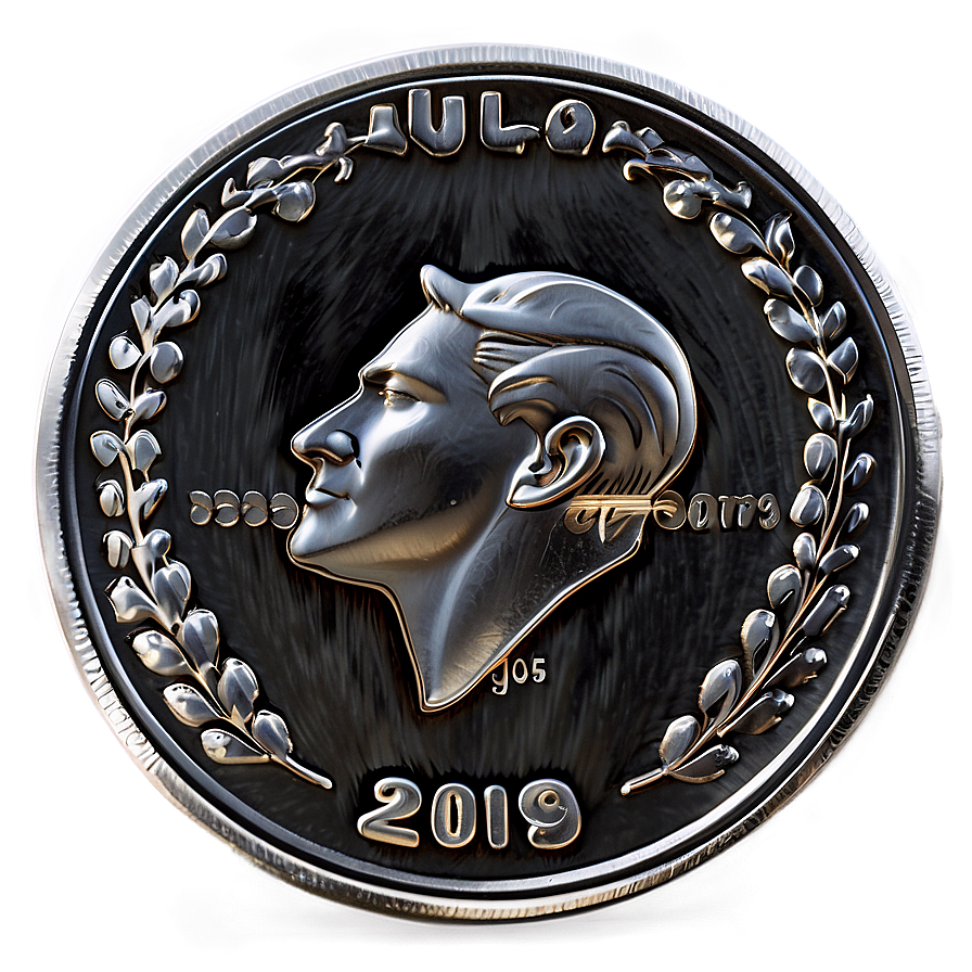 Metallic Silver Coin Texture Png Jqo